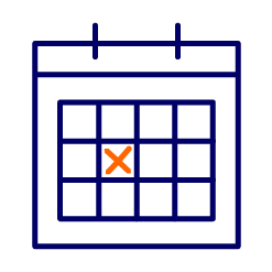 blue calendar graphic