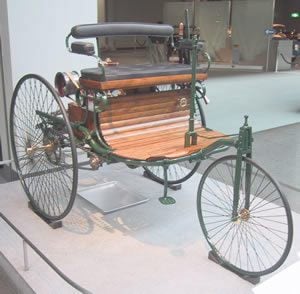 the first Benz motorised tricycle