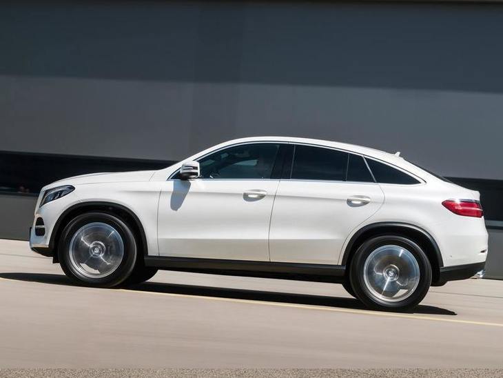 Mercedes Benz GLE Coupe Exterior White Side