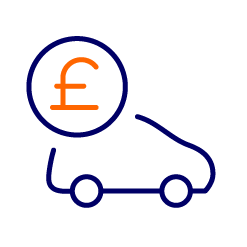 Company car tax for employees icon