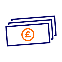 graphic of money