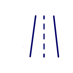 graphic of uk road