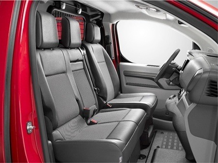 Seating comfort inside the new Citroen Dispatch