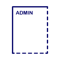 graphic of admin paperwork