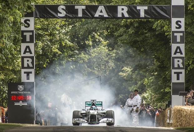 Lewis Hamilton at the 2014 Goodwood Festival of Speed Lewis Hamilton at the 2014 Goodwood Festival of Speed