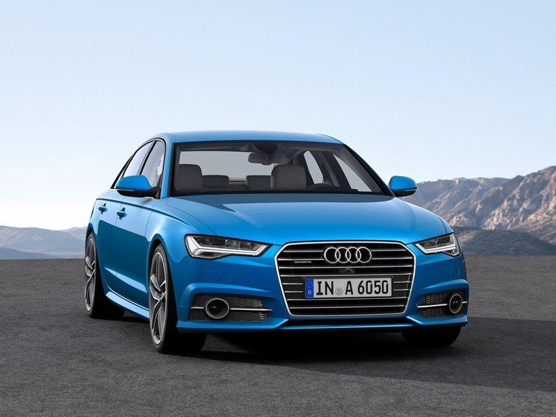Audi A6 Saloon Blue Exterior Front