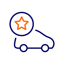 graphic of exclusive car