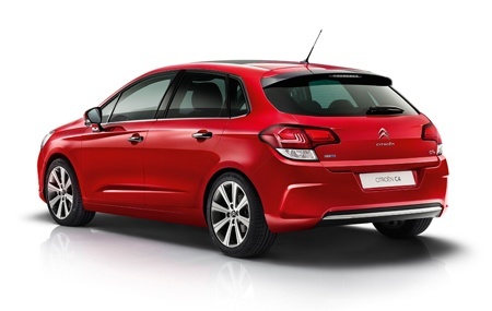 Second-generation Citroën C4 Rear View Second-generation Citroën C4 Rear View