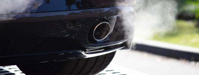 car exhaust fumes