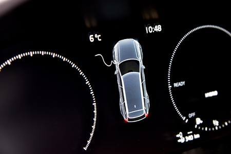 Display on a Volvo XC90 Display on a Volvo XC90
