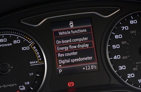 Display on an Audi A3 Sportback e-tron Display on an Audi A3 Sportback e-tron