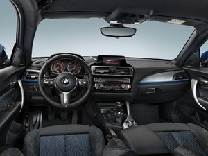 Interior of new BMW Series 1 2015 version Interior of new BMW Series 1 2015 version