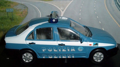 Italian Police Car