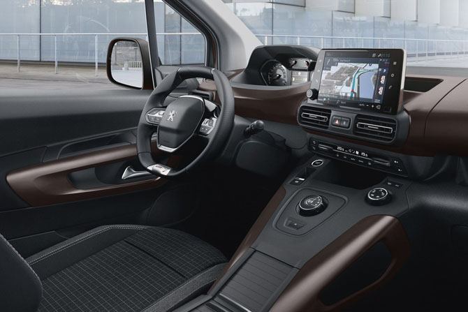 Interior of New Peugeot Rifter MPV