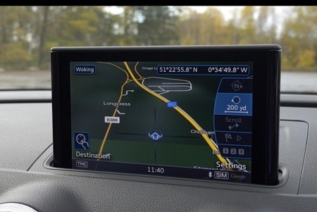 Pop Up Touchscreen in an Audi A3 Sportback e-tron Pop Up Touchscreen in an Audi A3 Sportback e-tron