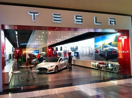 Tesla Showroom Tesla Showroom
