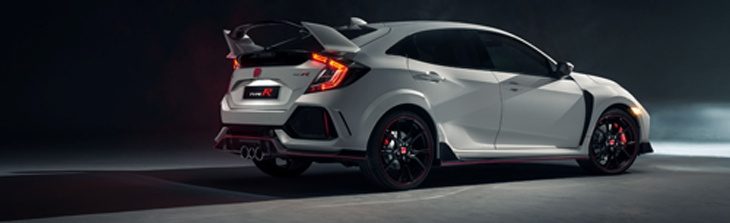 The all new Honda Civic Type R side view