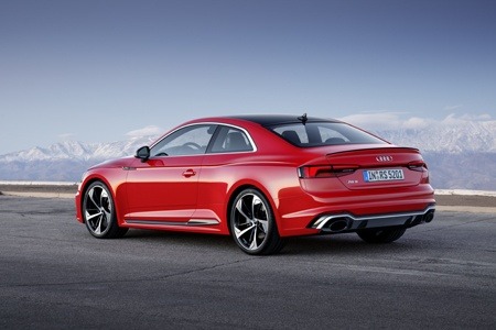 The new Audi RS 5 rear view