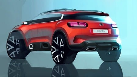 The new Citreon C5 Aircross rear