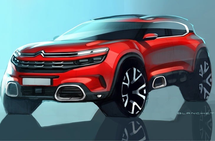 The new Citreon C5 Aircross
