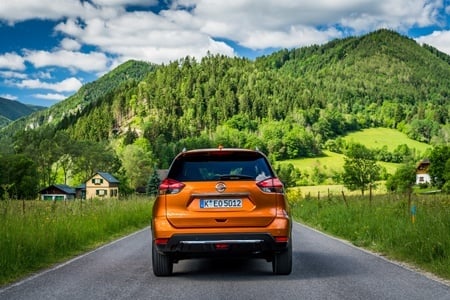 The new Nissan X-Trail rear view
