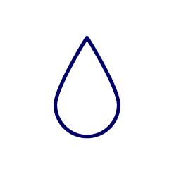 A graphic of a rain drop