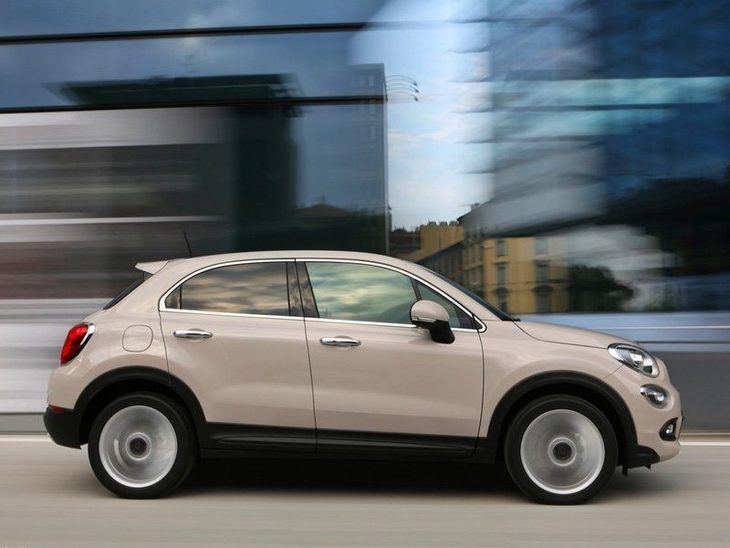 Fiat 500 X Silver Exterior Side