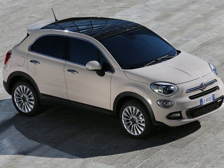 Fiat 500 X Silver Exterior Top