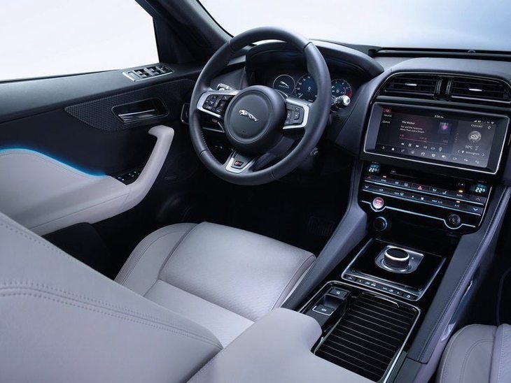 Jaguar F-PACE Black Interior