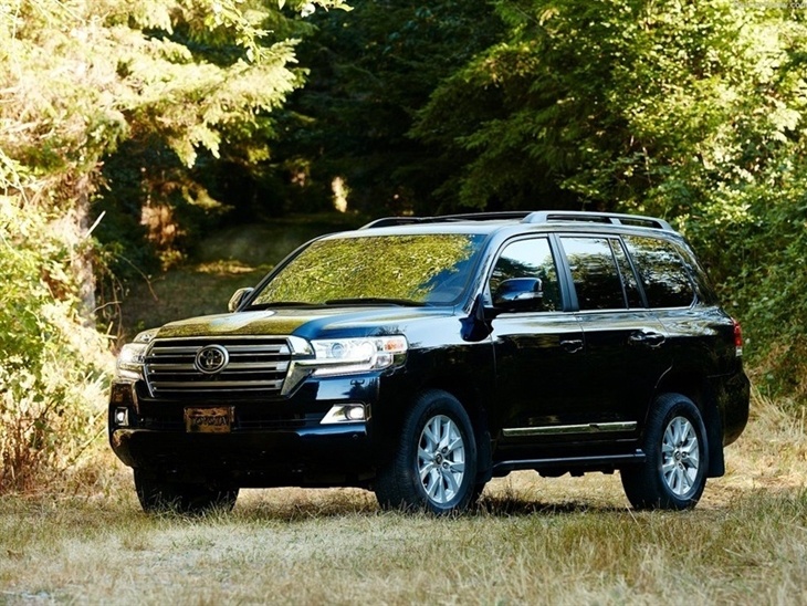 Toyota Land Cruiser Black Exterior Front