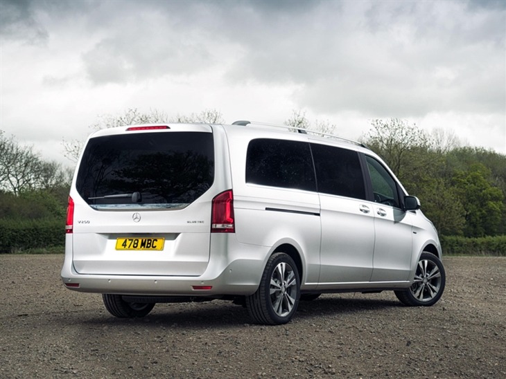 Mercedes Benz V Class Silver Exterior Back