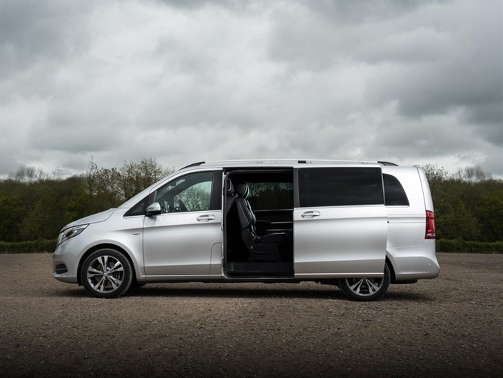 Mercedes Benz V Class Silver Exterior Side