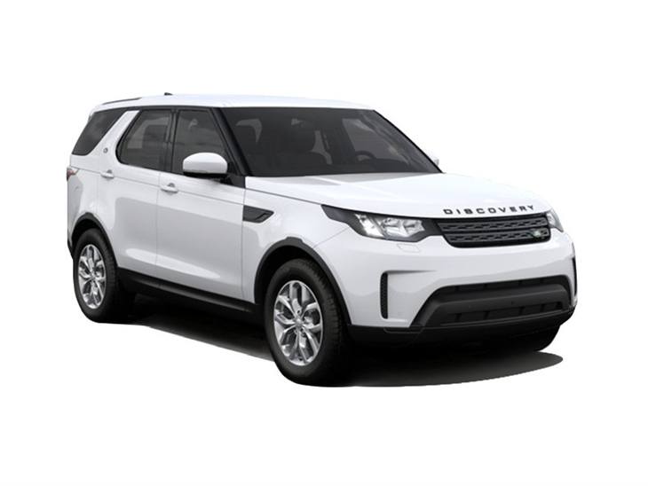 white land rover discovery s car on white background available to lease