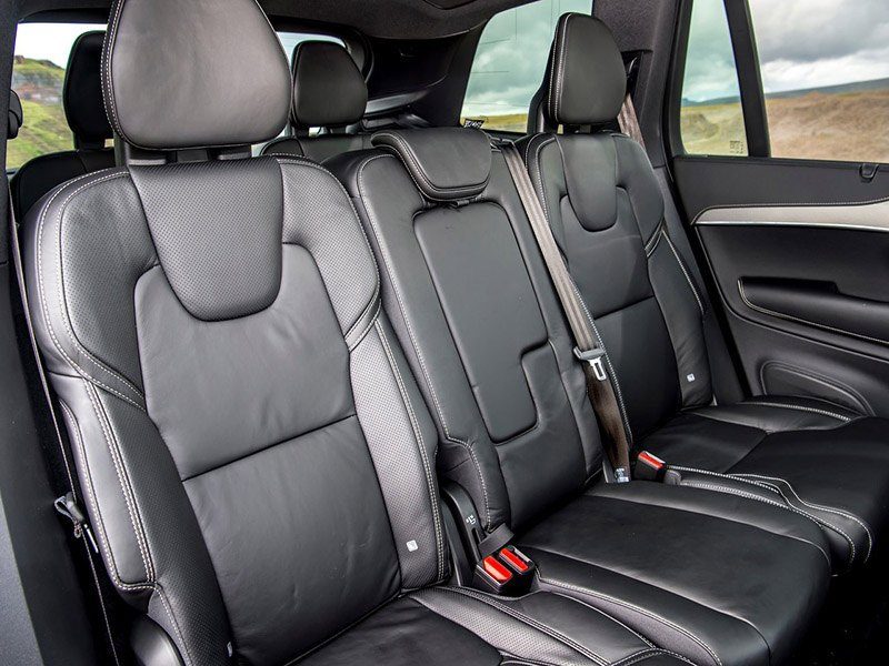 Back seats of Volvo XC90