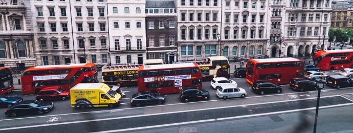 traffic in london