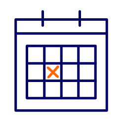blue calendar graphic
