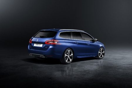 The new Peugeot 308 SW rear view