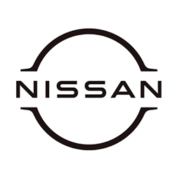 nissan logo on white background