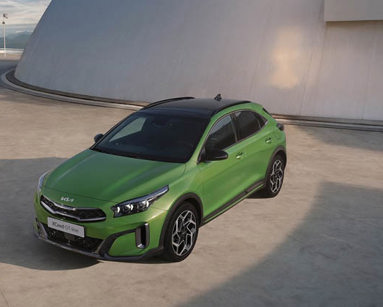 Kia XCeed lease car in green