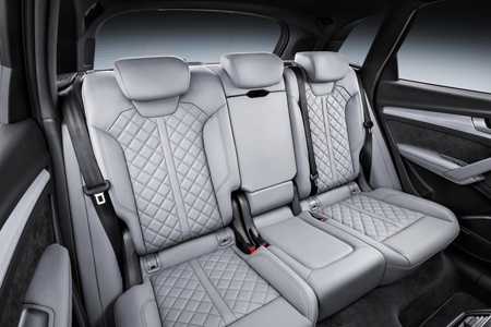 The new Audi Q5 rear seating