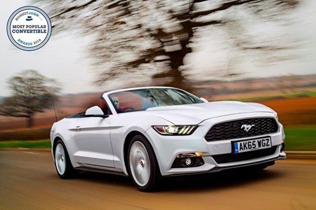 Ford Mustang has won most-popular convertible at the 2016 Honest John Awards