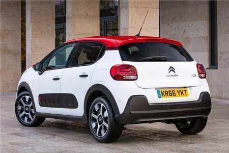 The new Citroen C3 rear view