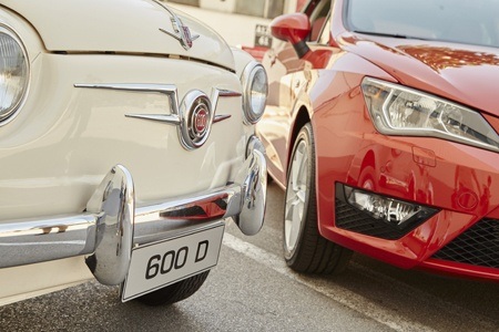 Better chassis now than back in the 60s as demonstrated by the SEAT 600D and the SEAT Ibiza