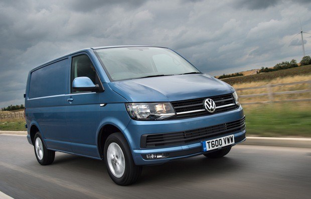 The new BlueMotion Transporter van from Volkswagen