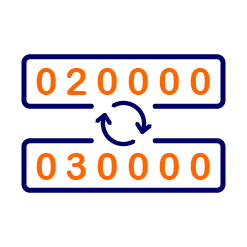 switching odometer graphic