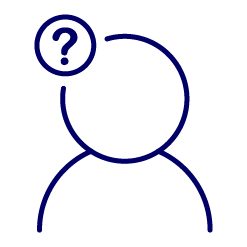graphic of person with question mark