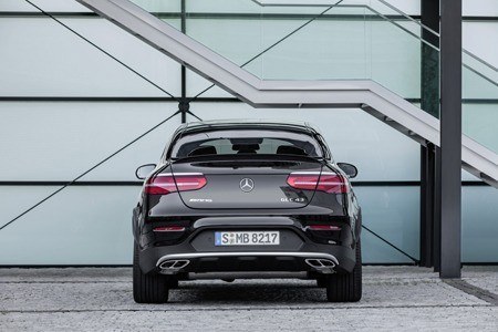 New Mercedes GLC 43 4MATIC Coupe Rear View