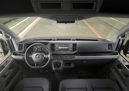 Inside the new Volkswagen Crafter
