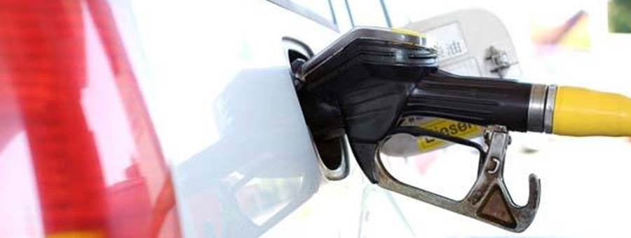 Filling a car with fuel