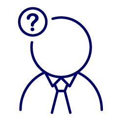 graphic of man in business suit with question mark